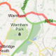 Loop round Horsham map