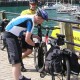 Getting ready for a cycle ride