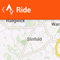 Using Strava to record and track cycle rides