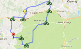 Map of the route