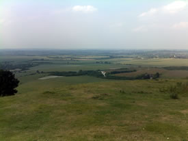 Panoramic view from the Ridgeway Trail Panoramic view from the Ridgeway Trail
