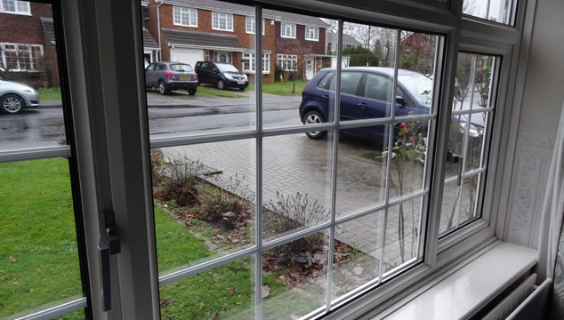 Looking out the window on a rainy day