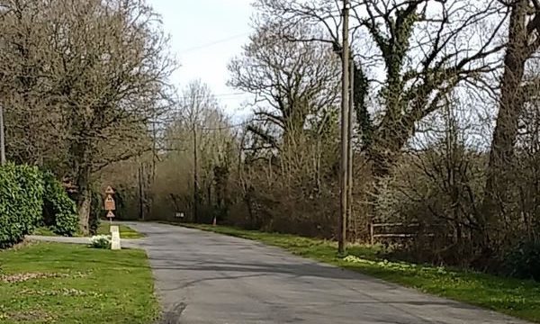 Country lane south of Horsham