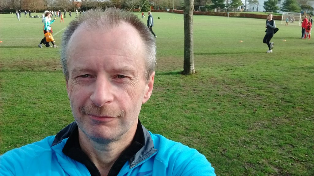 Selfie after running my 100th parkrun